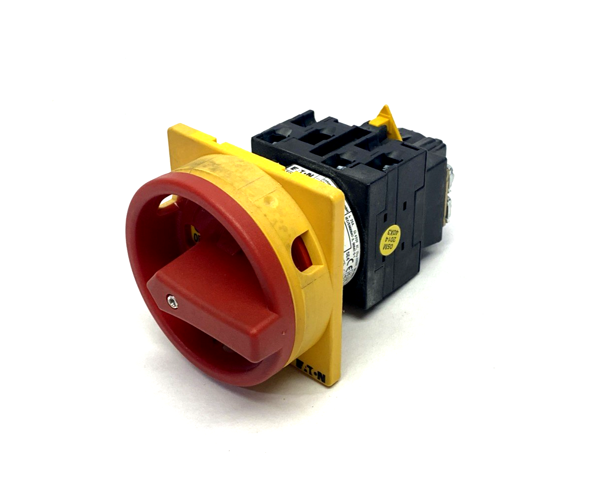T0-2-1/EA/SVB,038873 | Eaton T0-2-1/EA/SVB On/Off Main Switch, CT02-1, T0-2-1, 038873 - Used - Maverick Industrial Sales