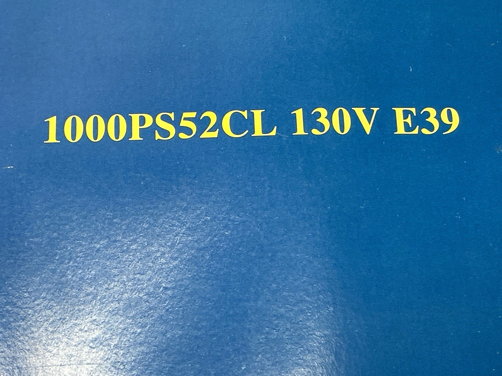 1000PS52CL Replacement Light Bulb 130V E39 1000W DAMAGED CONNECTOR - Maverick Industrial Sales