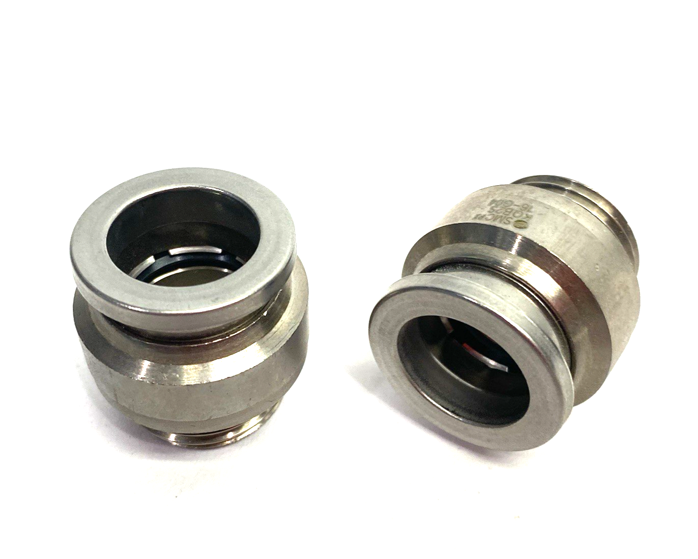 KQB2S16-G04 | SMC Metal Male Internal Hex Fitting, Straight, 16mm OD Tube LOT OF 2 - New – Open box - Maverick Industrial Sales