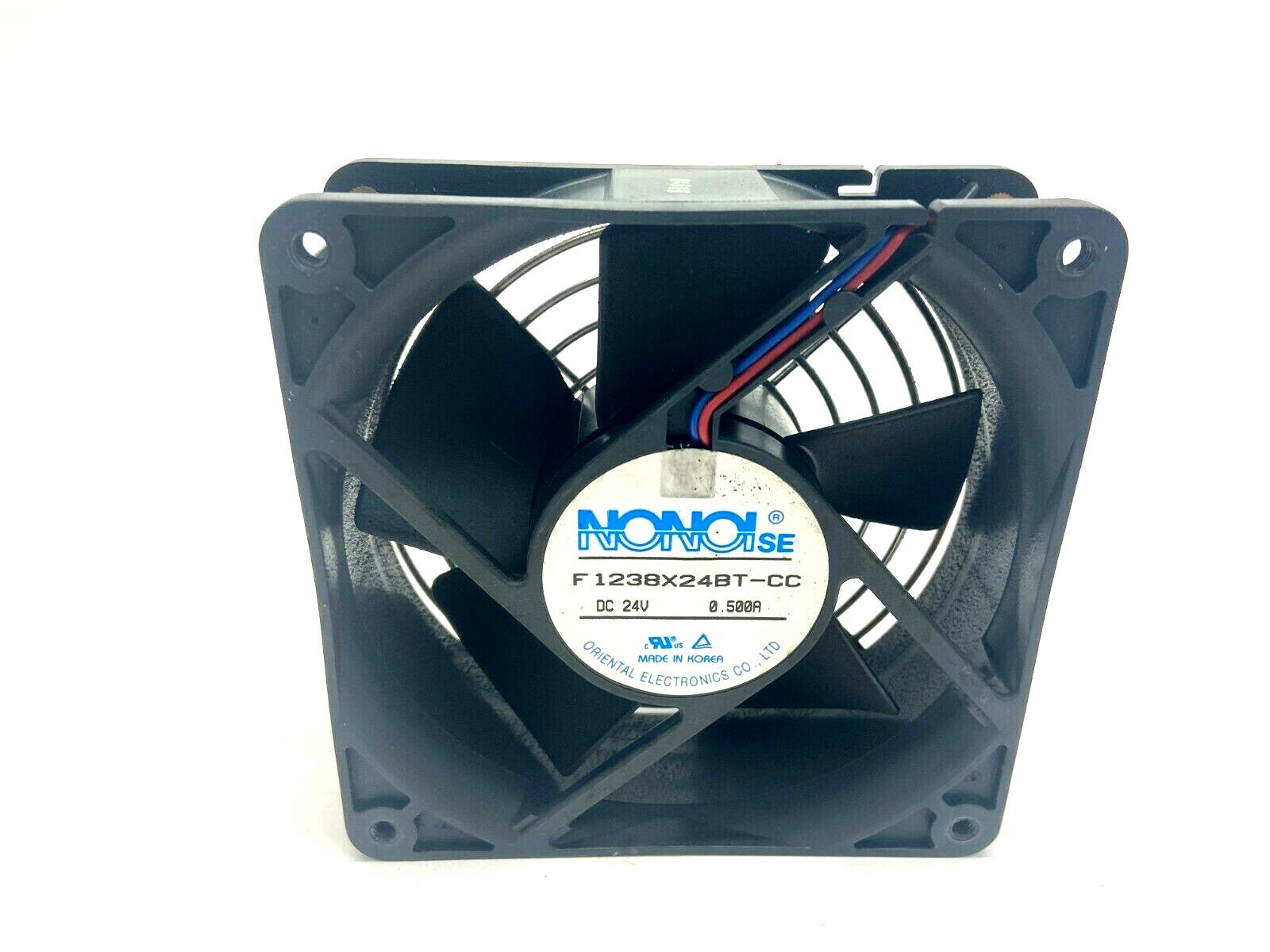 Oriental F1238X24BT-CC Square Axial Fan 119mm x 119mm x 38mm 24V - Maverick Industrial Sales