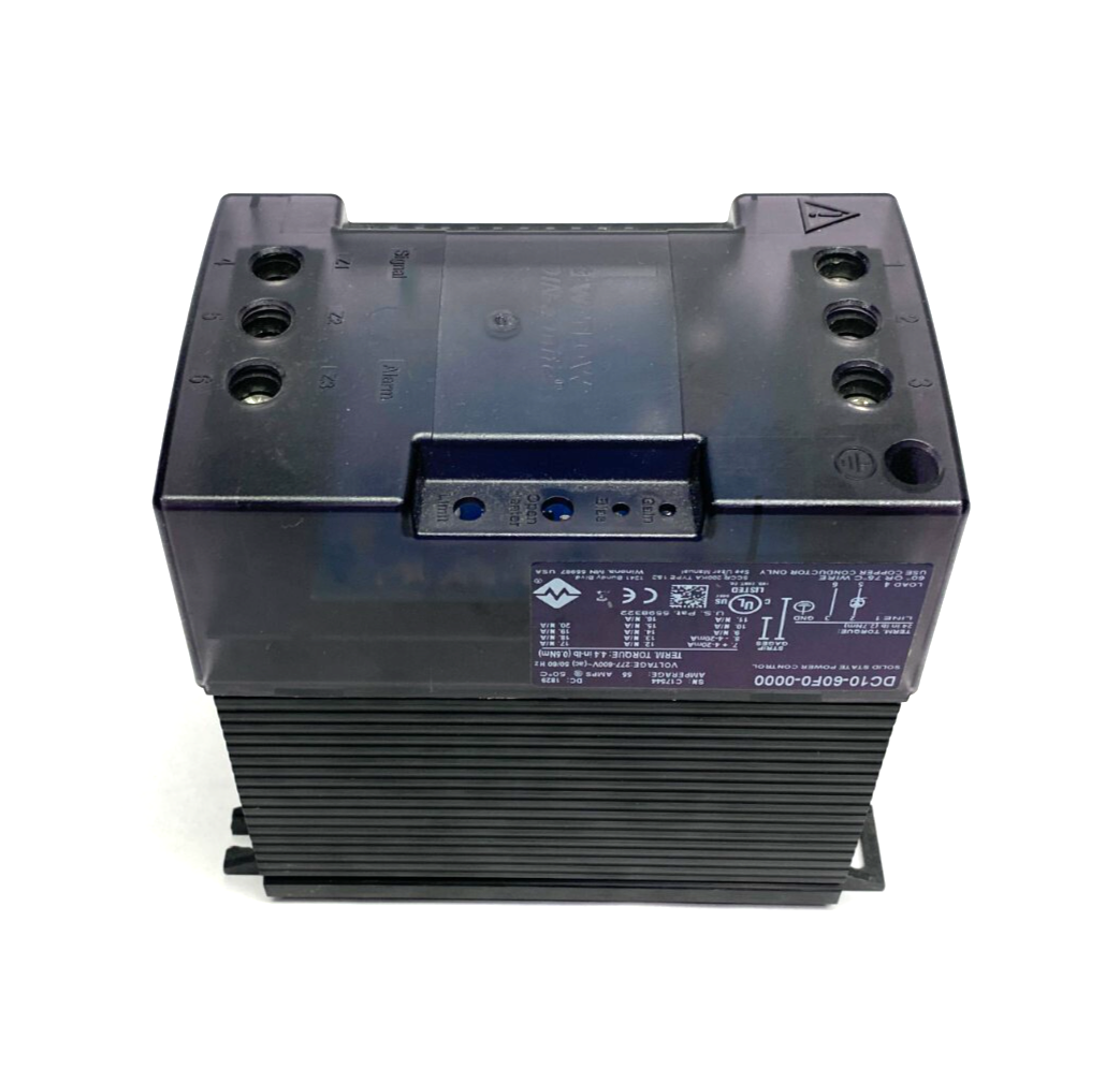 Watlow DC10-60F0-0000 DIN-a-Mite Solid State Power Control 55A 277-600V - Maverick Industrial Sales