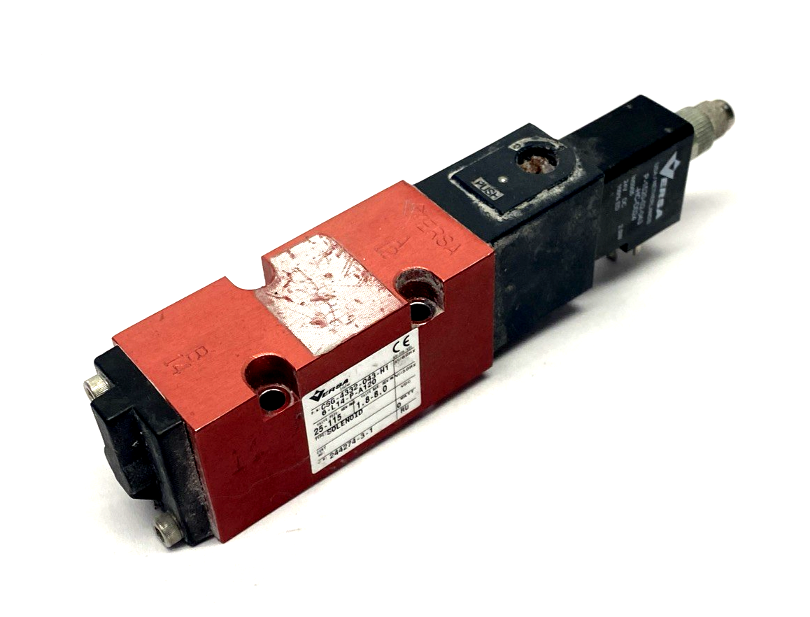 CSG-4332-043-H16-L14-P-A120 | Versa Solenoid Valve, 4-Way - Used - Maverick Industrial Sales