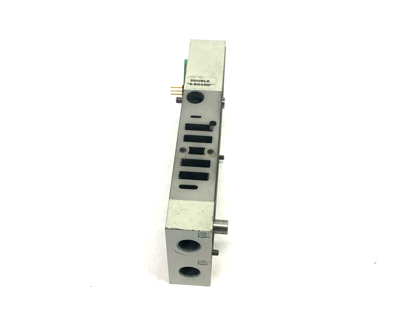 Numatics 256-743 Rev. C Double ZR Z-Board Manifold Base/Mounting Block - Maverick Industrial Sales