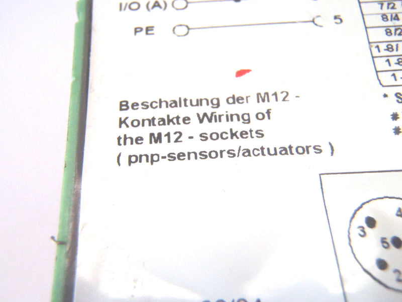 Phoenix Contact SACB-8/16-L-5, PUR 8 Sensor / Actuator Box 16 95 19 7 - Maverick Industrial Sales