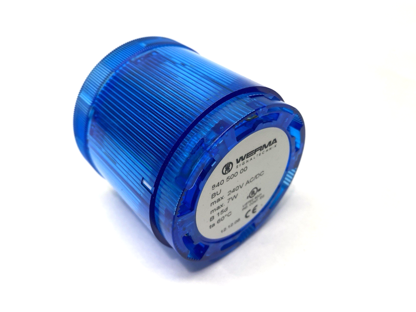 Werma 84050000 Blue Permanent Light Element 70mm Diameter 12-230VAC/DC BU - Maverick Industrial Sales