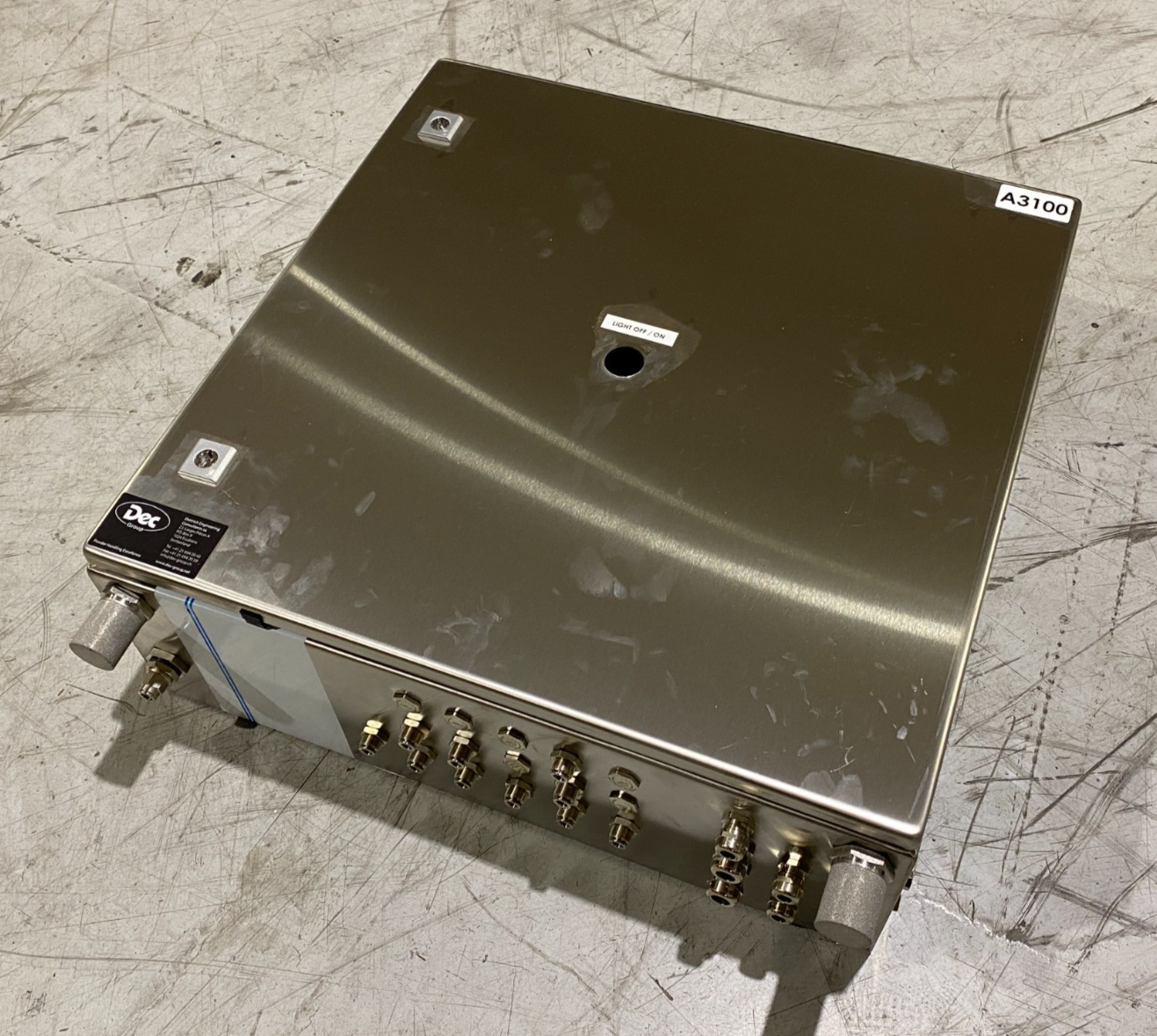 9405600 | Rittal KEL 9405.600 Stainless Steel Enclosure 600x600x210mm - New – Open box - Maverick Industrial Sales