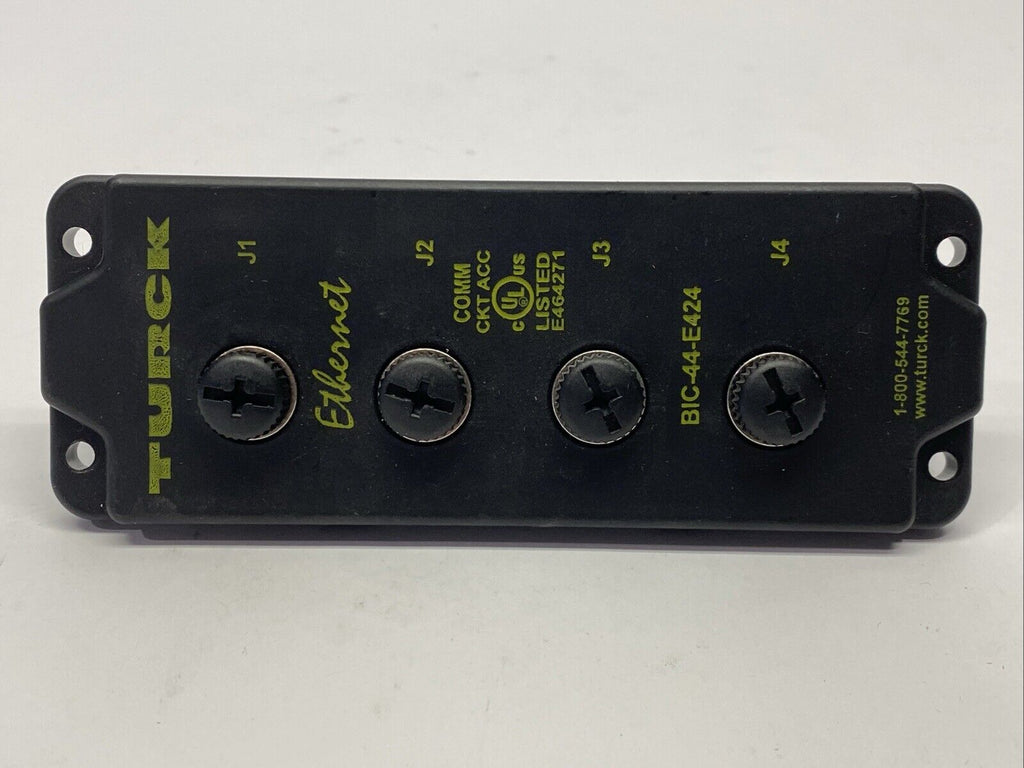 Turck BIC-44-E424 Wall/Panel Industrial Ethernet Connector Panel 4x M1 ...