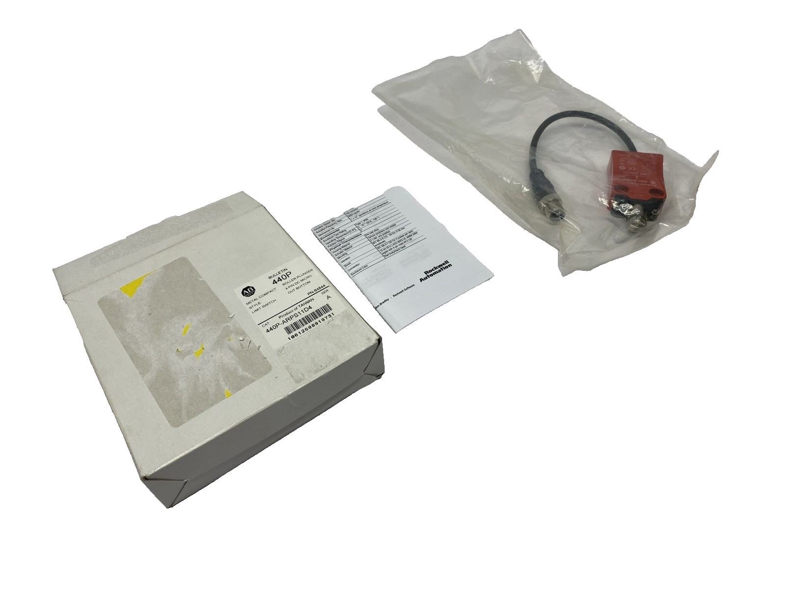 440-ARPS11D4 | Allen Bradley Ser. A Compact Metal Limit Switch 4-Pin - New – Open box - Maverick Industrial Sales