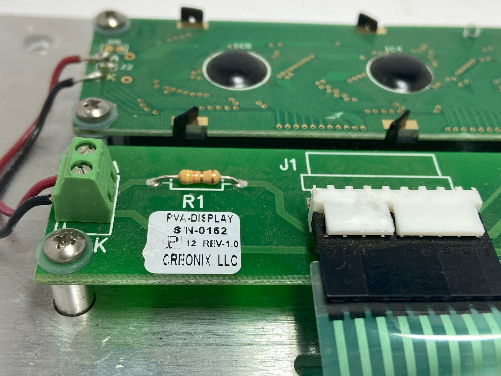 PVA Controller F1-F8 Touch Button Display Circuit Board 50 Pin IDE SN-0162 - For parts or not working - Maverick Industrial Sales