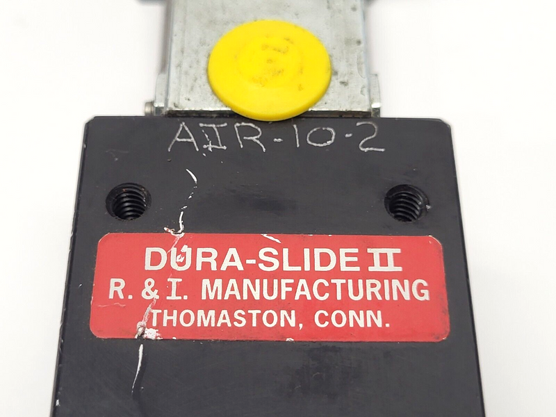 R&I Manufacturing AIR-10-2 Dura-Slide II Pneumatic Slide 2" Stroke - Maverick Industrial Sales