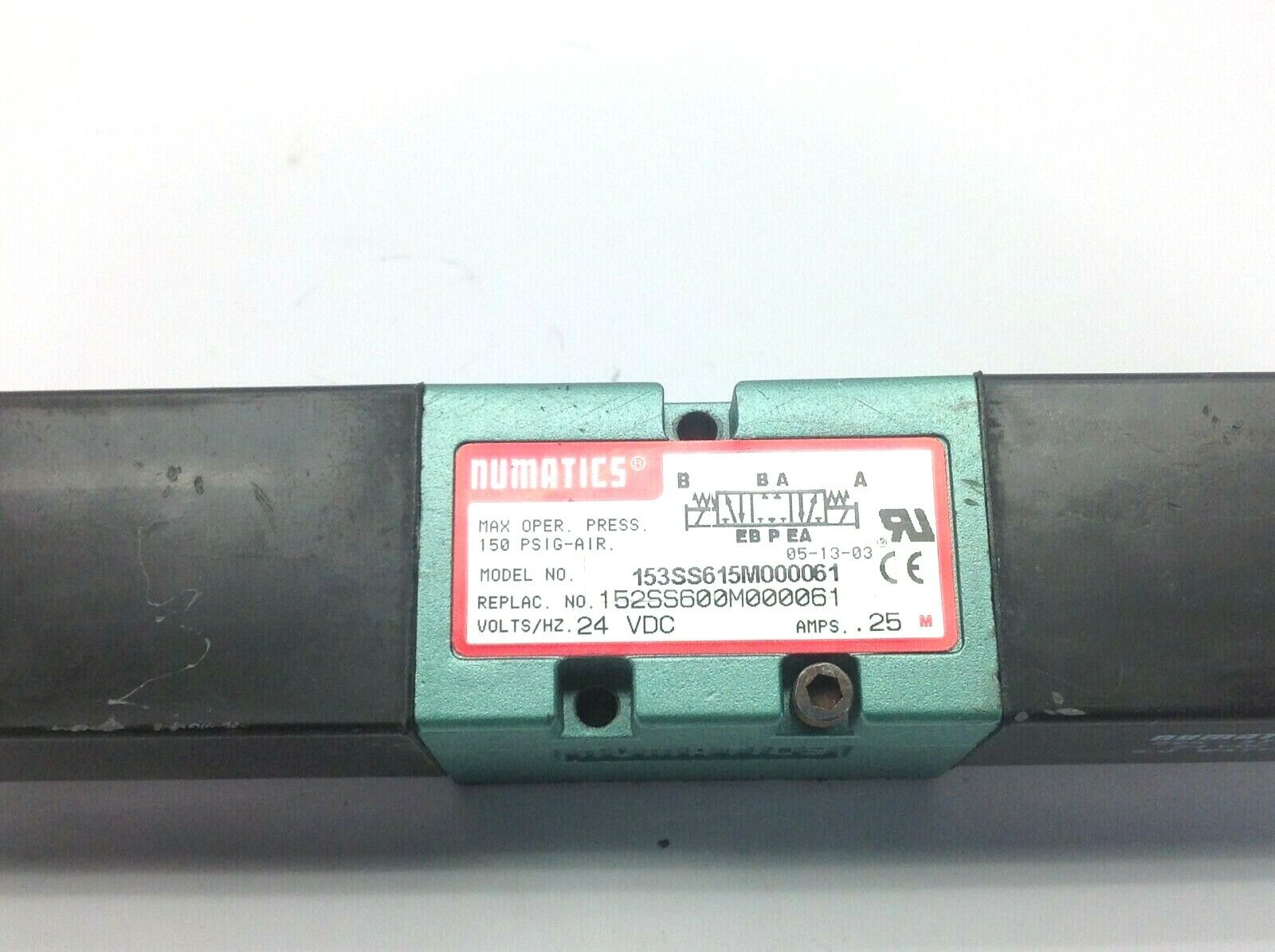 Numatics 153SS615M000061 Solenoid Valve 24VDC 0.25A - Maverick Industrial Sales