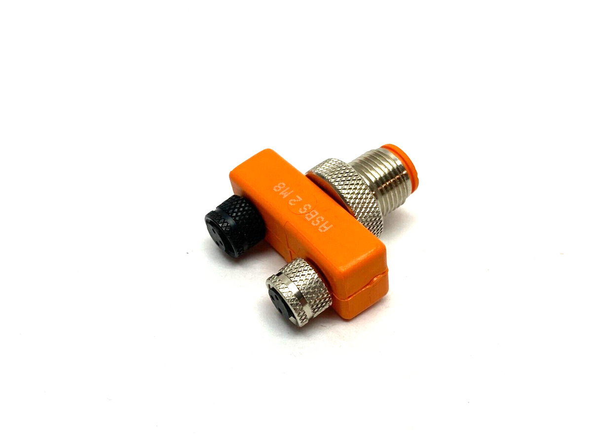 ASBS 2 M8, ASBS-2-M8 | Lumberg Automation ASBS 2 M8 M12 Male to Dual M8 Female Cable Splitting Tee - New – Open box - Maverick Industrial Sales