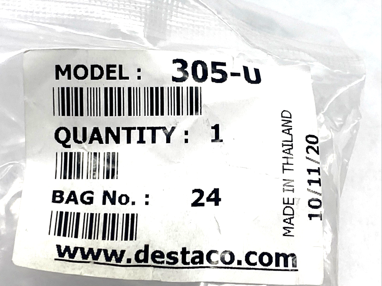 305-U | Destaco Flanged Base U-Bar Manual Hold Down Toggle Clamp - New - Maverick Industrial Sales