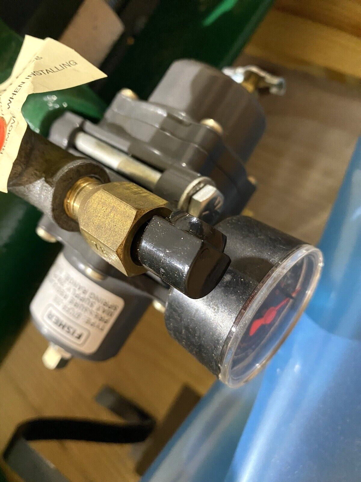 Fisher ET 2in Globe Control Valve 667 Size 45 Pneumatic Actuator 2-5/16 Port - Maverick Industrial Sales