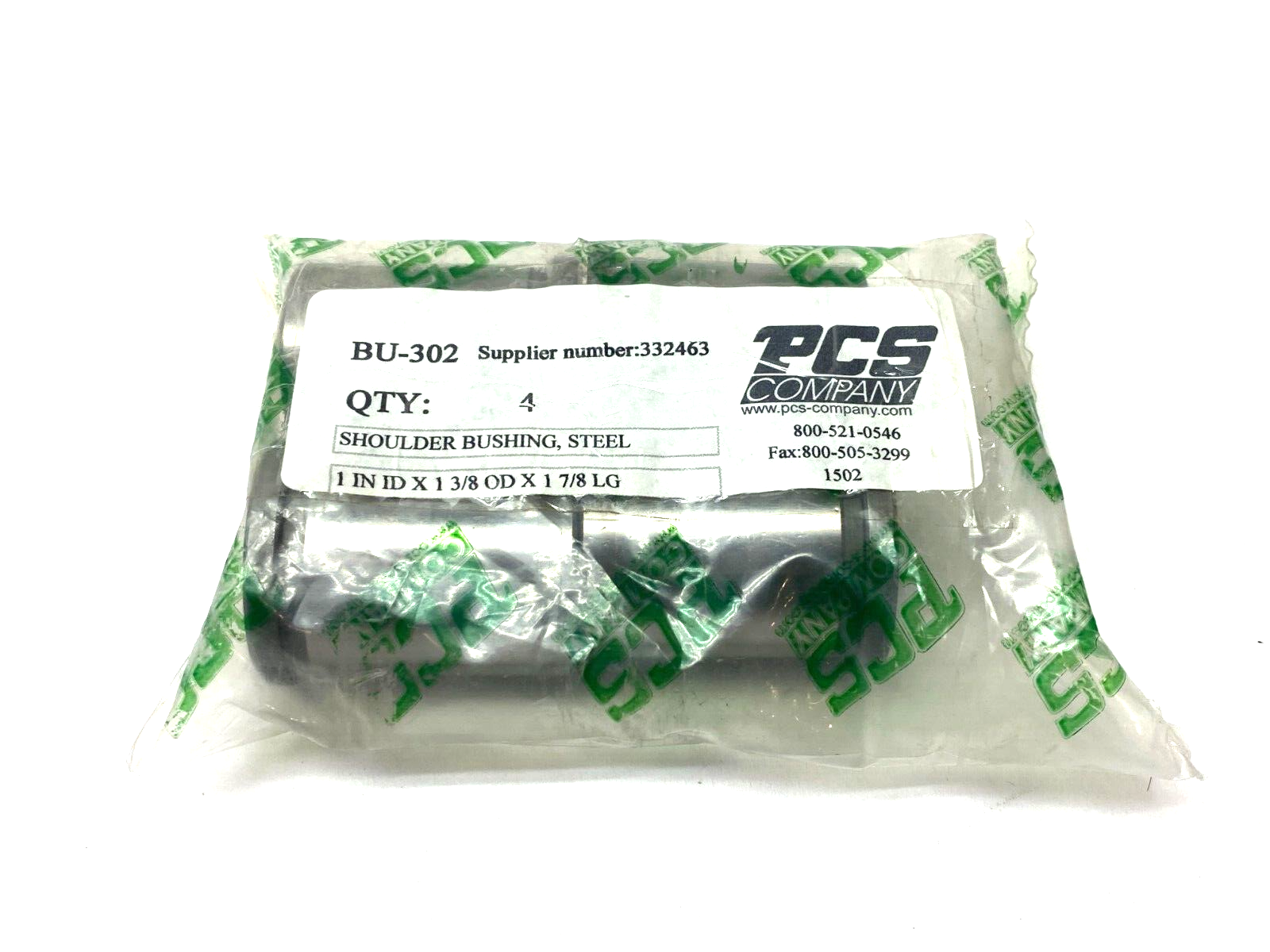 PCS Company BU-302 Hardened & Precision Ground Shoulder Bushing PKG OF 4 - Maverick Industrial Sales