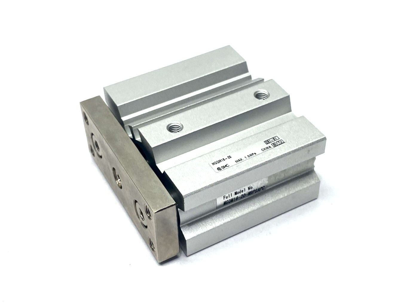 MGQM16-20-M9PSAPC | SMC Pneumatic Guide Cylinder 16mm Bore 20mm Stroke - New – Open box - Maverick Industrial Sales