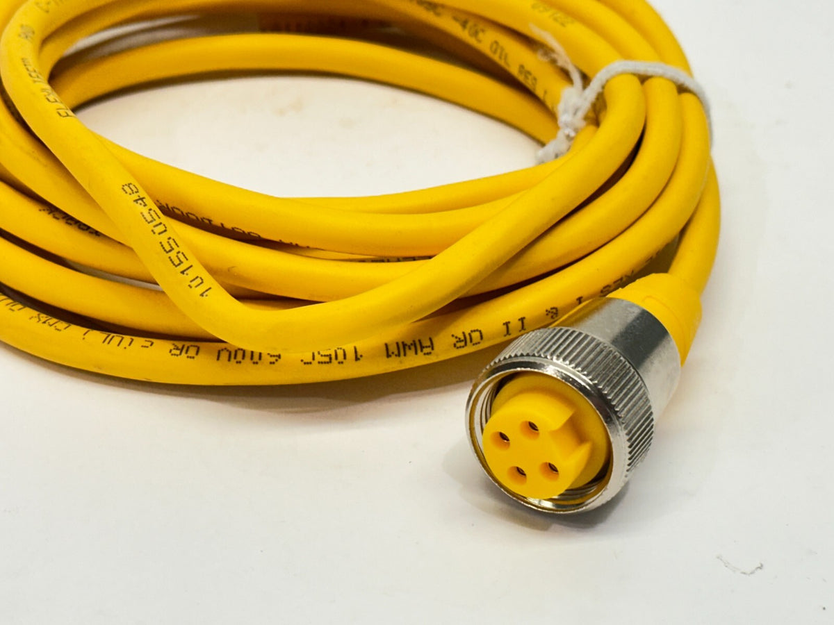 RKM 40-4M | Turck Minifast Cordset Female 7/8 UN Connector 4-Pin 4m U2045 - New – Open box - Maverick Industrial Sales