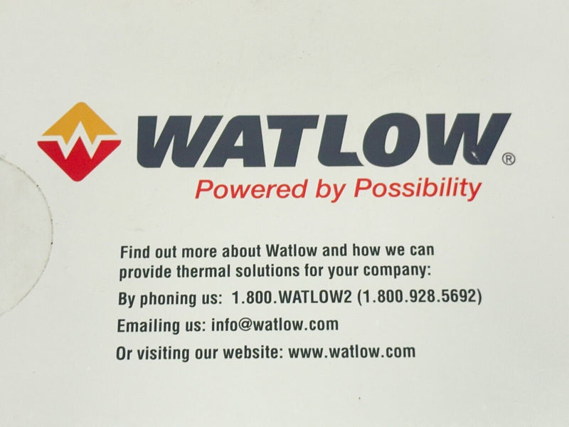 Watlow 1085-8615 Rev A Controller Support Tools - Maverick Industrial Sales