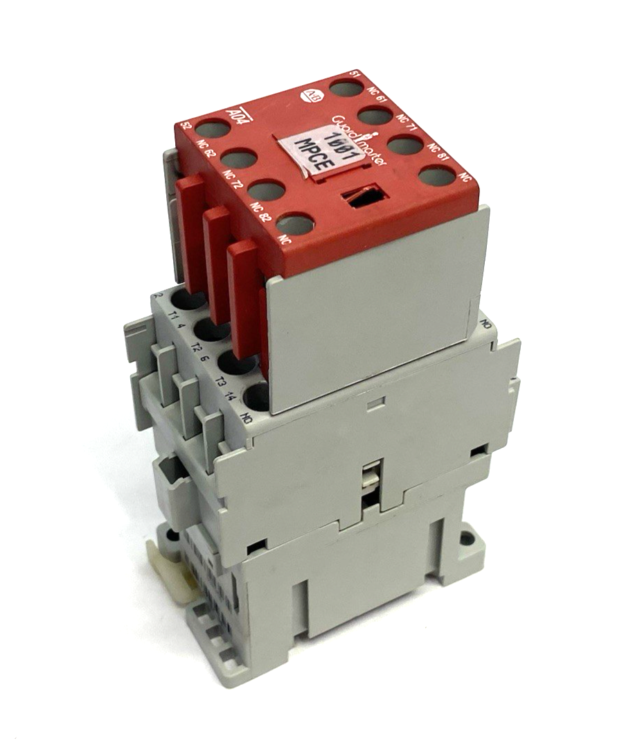 Allen Bradley 100S-C09EJ14C Ser. A Safety Contactor, 3 N.O. Main, 1 N.O. 4 N.C. - Maverick Industrial Sales