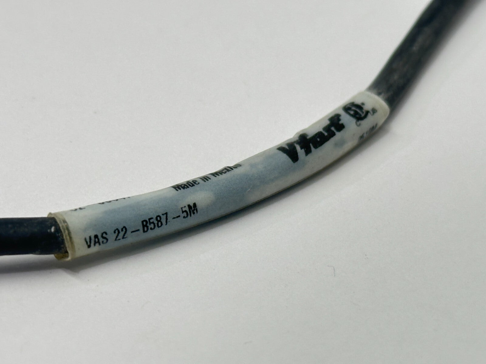 SMC VXD2130G-02N-5DZ1 2-Way Media Valve 1/4" 24VDC w/ Turck VAS 22-B587-5M 24" L - Maverick Industrial Sales