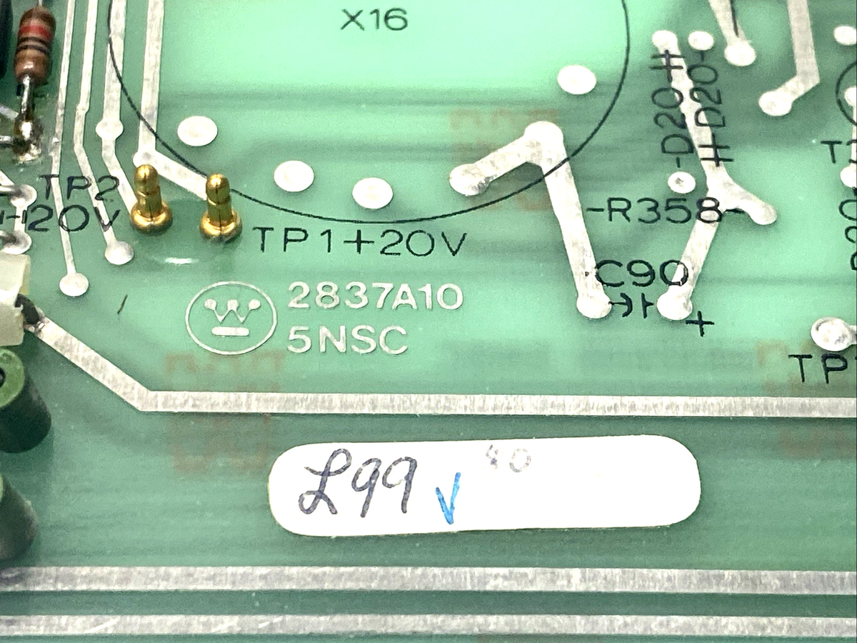 Westinghouse 2837A10G07 7300 Module Signal Converter Card 2837A10 G07 5NSC35 - Maverick Industrial Sales