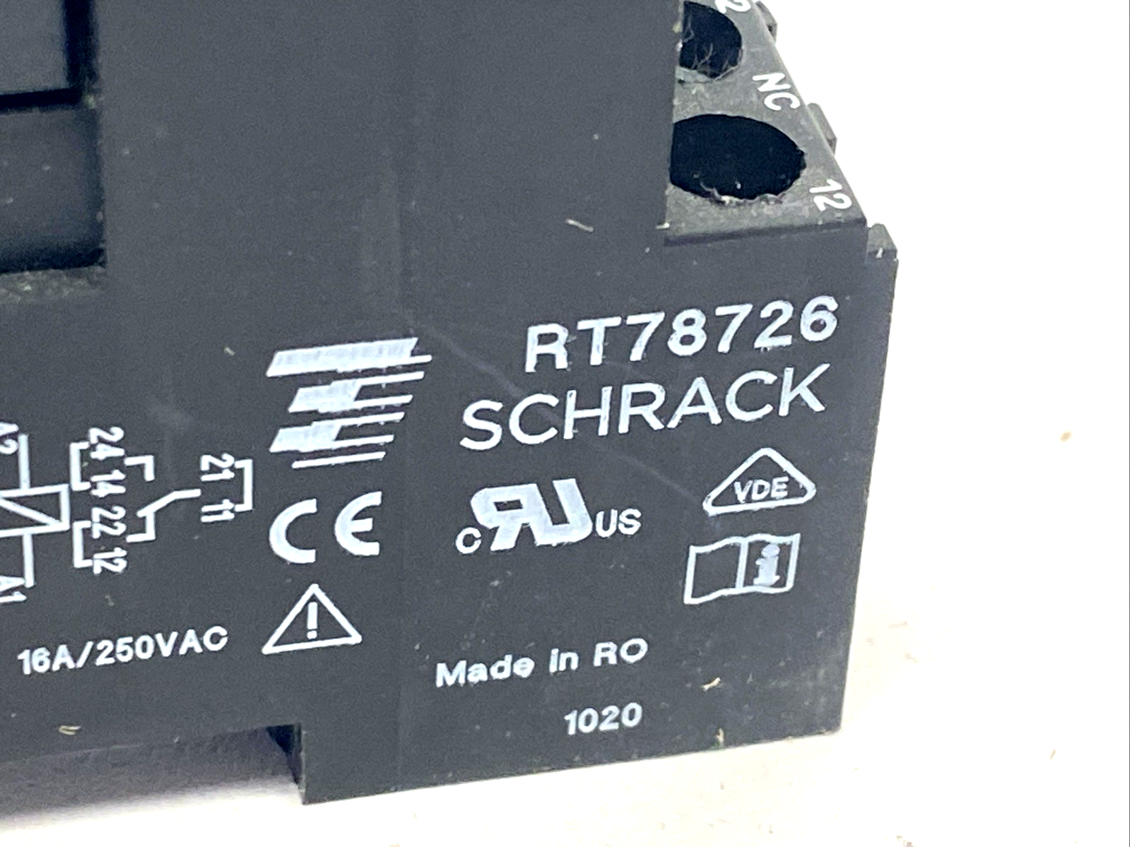 Potter & Brumfield RTE24012F Relay DPDT 8A 12V, RT78726 Socket/Base, LOT OF 2 - Maverick Industrial Sales