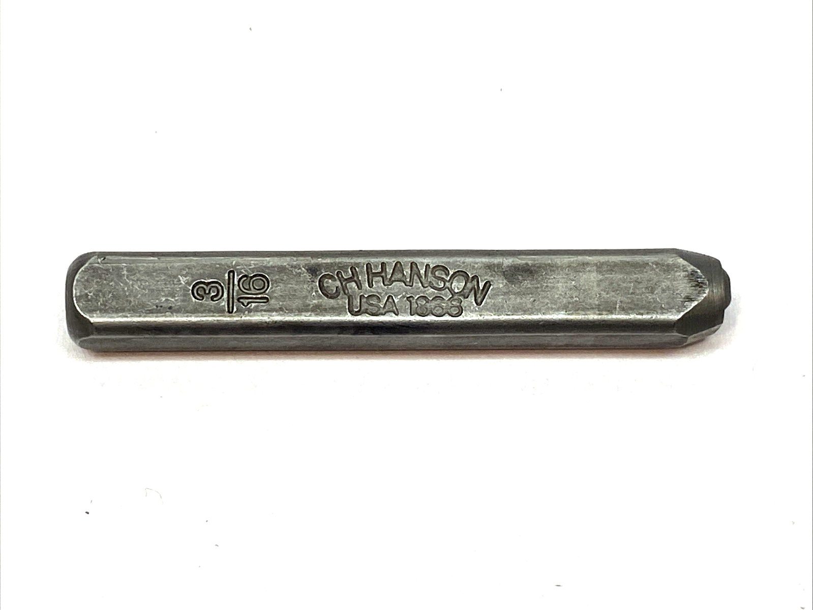 CH Hanson 21527 Number Steel Stamp Set 3/16" Hand Ground Numbers SET OF 9 - Maverick Industrial Sales