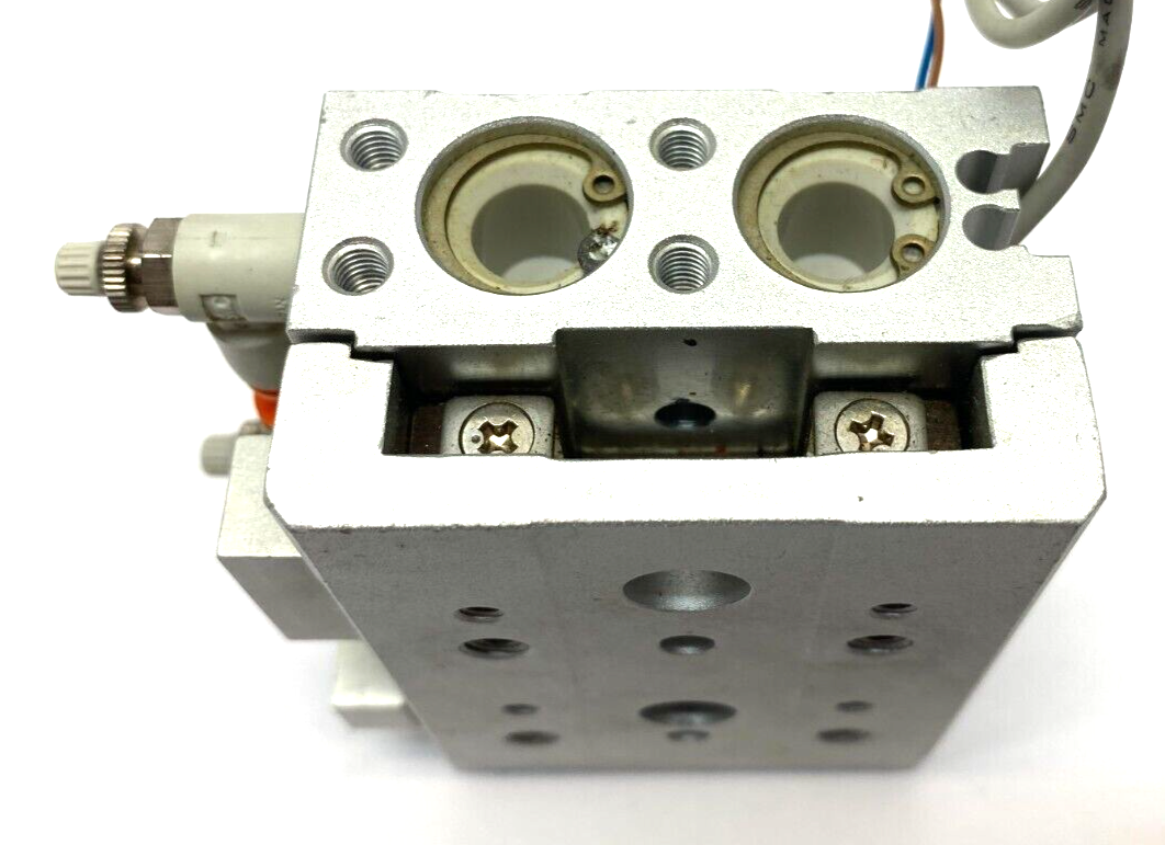 MXS16-20 | SMC Guided Pneumatic Cylinder 16mm Bore 20mm Stroke - Used - Maverick Industrial Sales