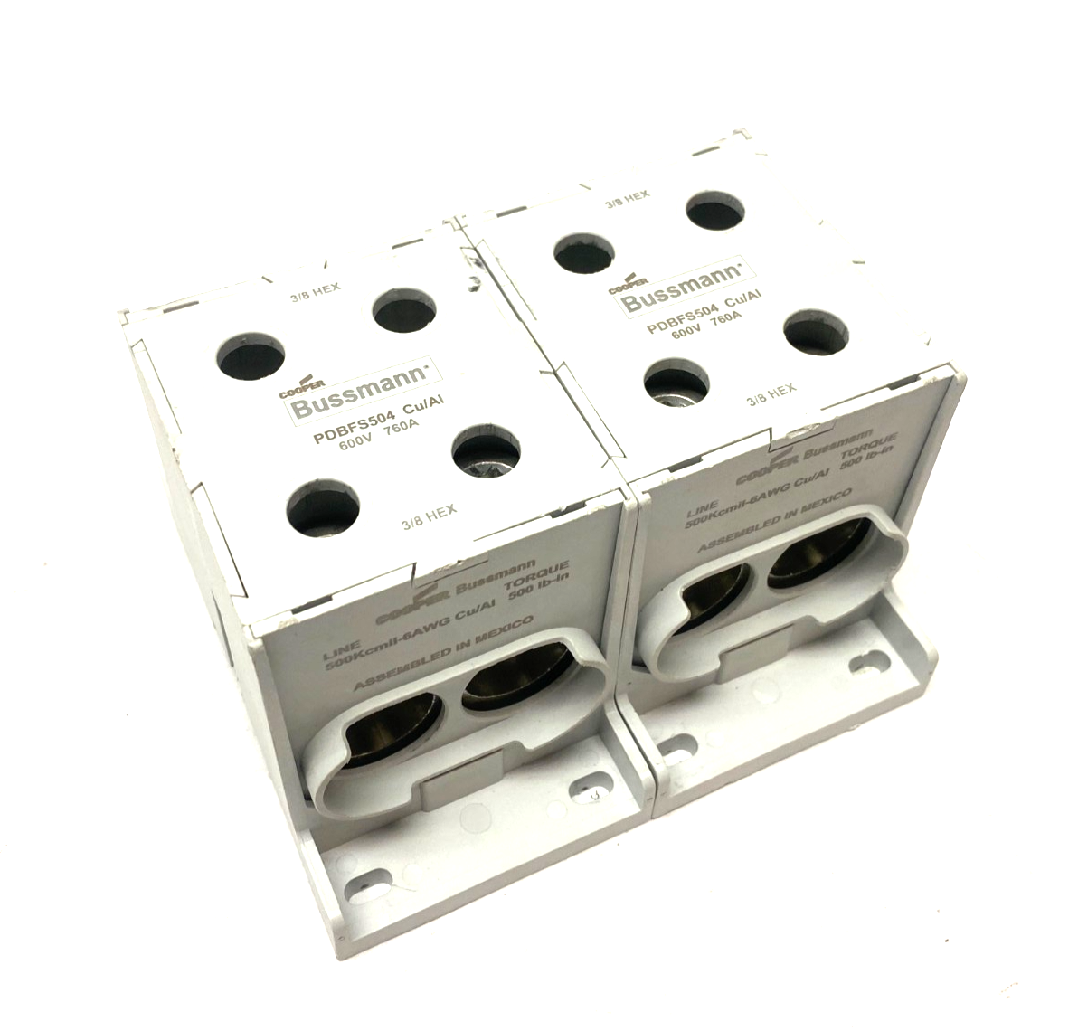 Cooper Bussmann PDBFS504 Power Distribution Block LOT OF 2 - Maverick Industrial Sales