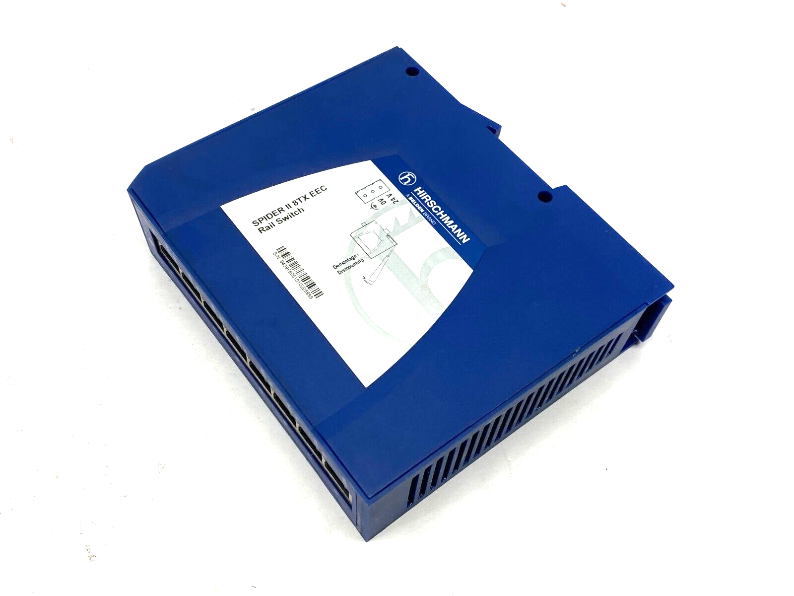 Belden Hirschmann SPIDER II 8TX EEC DIN-Rail Ethernet Switch 8-Port - Maverick Industrial Sales