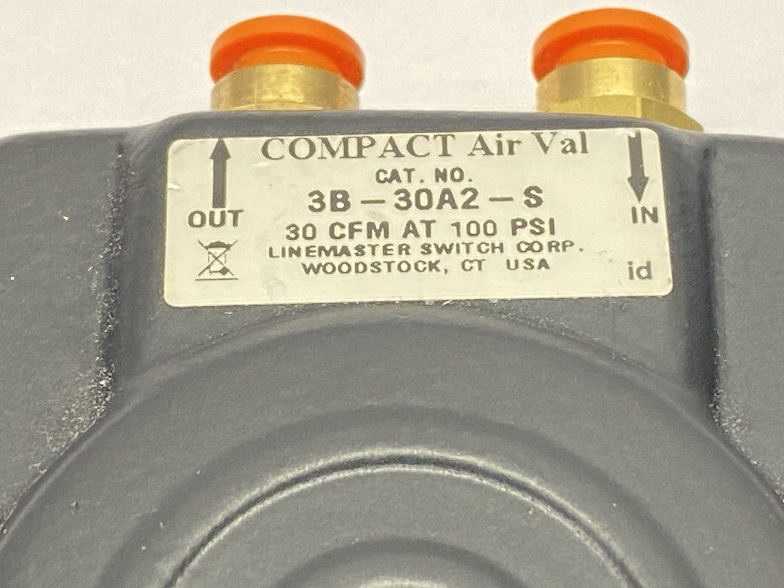 3B-30A2-S | Linemaster Compact Air Valve Foot Switch - Used - Maverick Industrial Sales