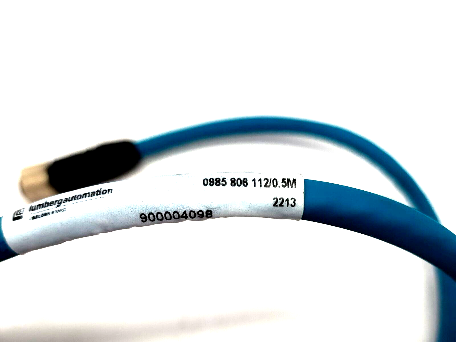Lumberg Automation 0985 806 112/0.5M Ethernet Cable M12 Female 0.5m 900004098 - Maverick Industrial Sales