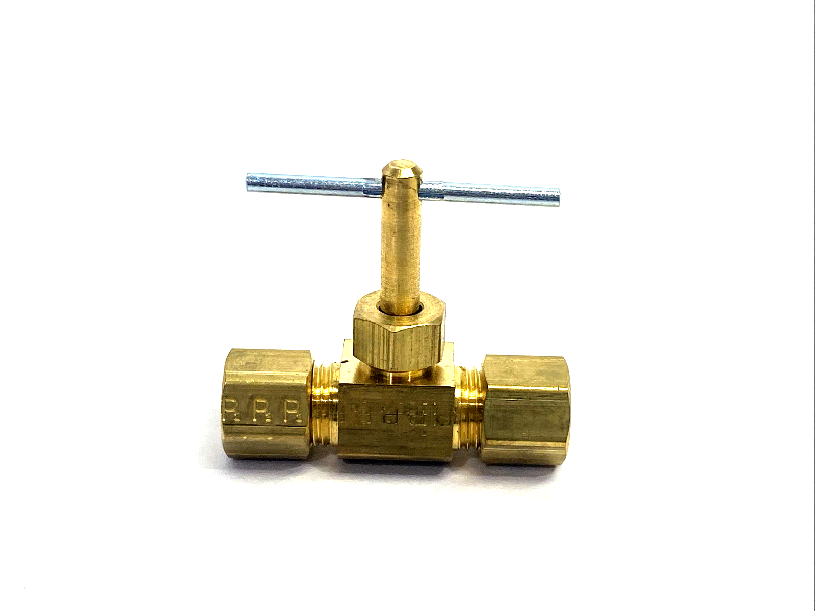 NV105C-4 | Parker Brass Needle Valve, 1/4" Tube O.D. Compression X 2-PK - New – Open box - Maverick Industrial Sales