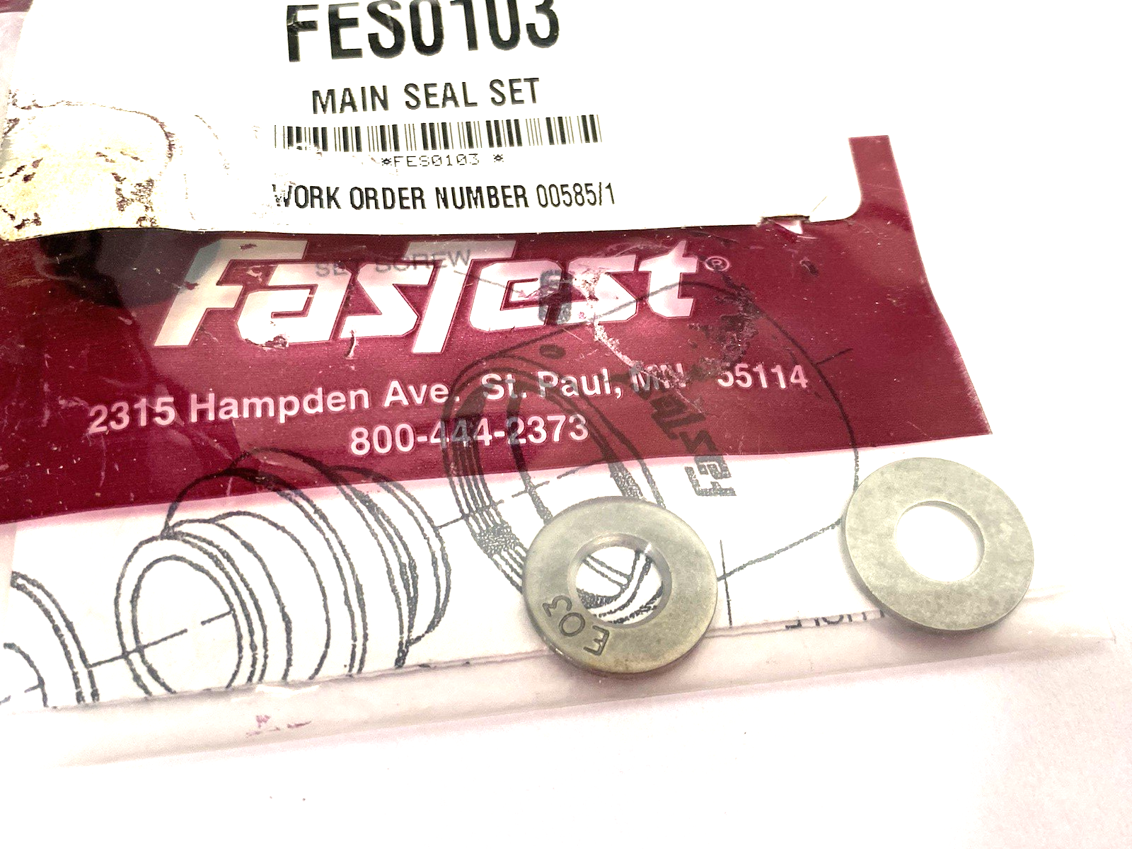 FES0103 | Fastest Main Seal Set .260 - .340 - New - Maverick Industrial Sales