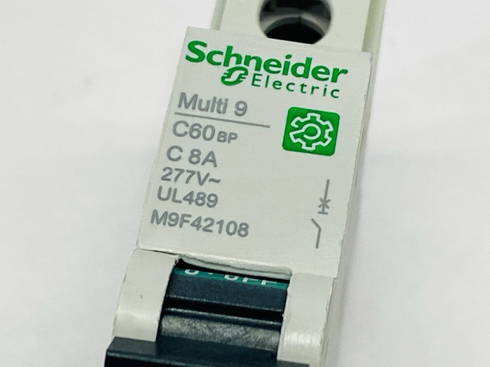 Schneider Electric M9F42108 Miniature Circuit Breaker 1P 8A 277V - Maverick Industrial Sales