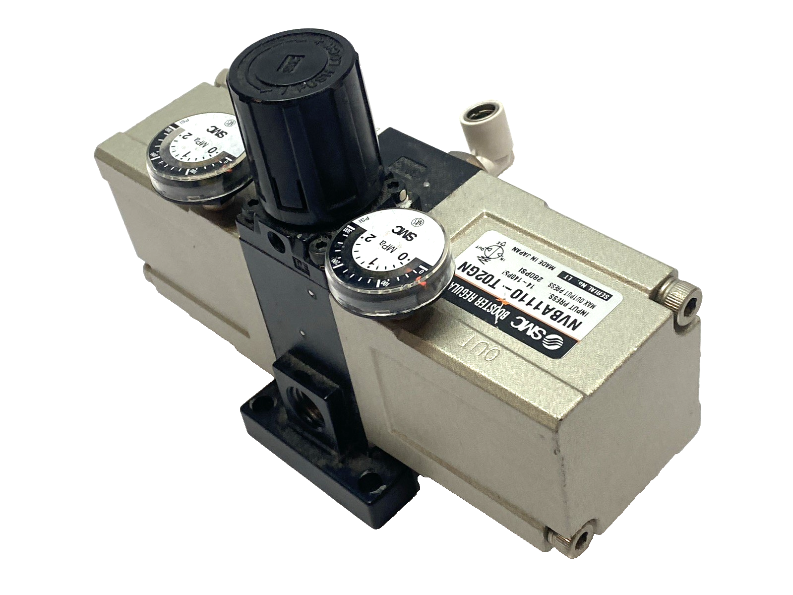 SMC NVBA1110-T02GN Booster Regulator 2x Pressure 1/4" NPT - Maverick Industrial Sales