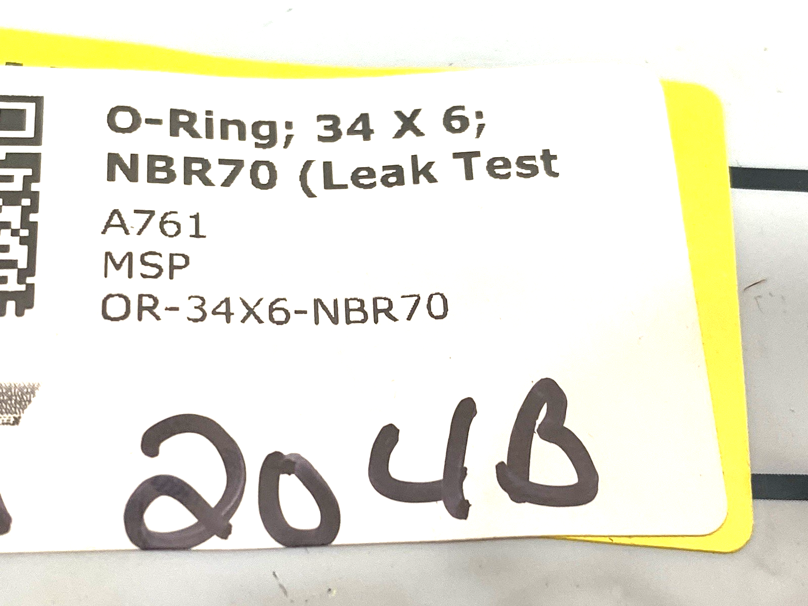 MSP Seals OR-34X6-NBR70 Custom O-Ring Seal, 34mm ID, 6mm Thickness PKG OF 40 - Maverick Industrial Sales