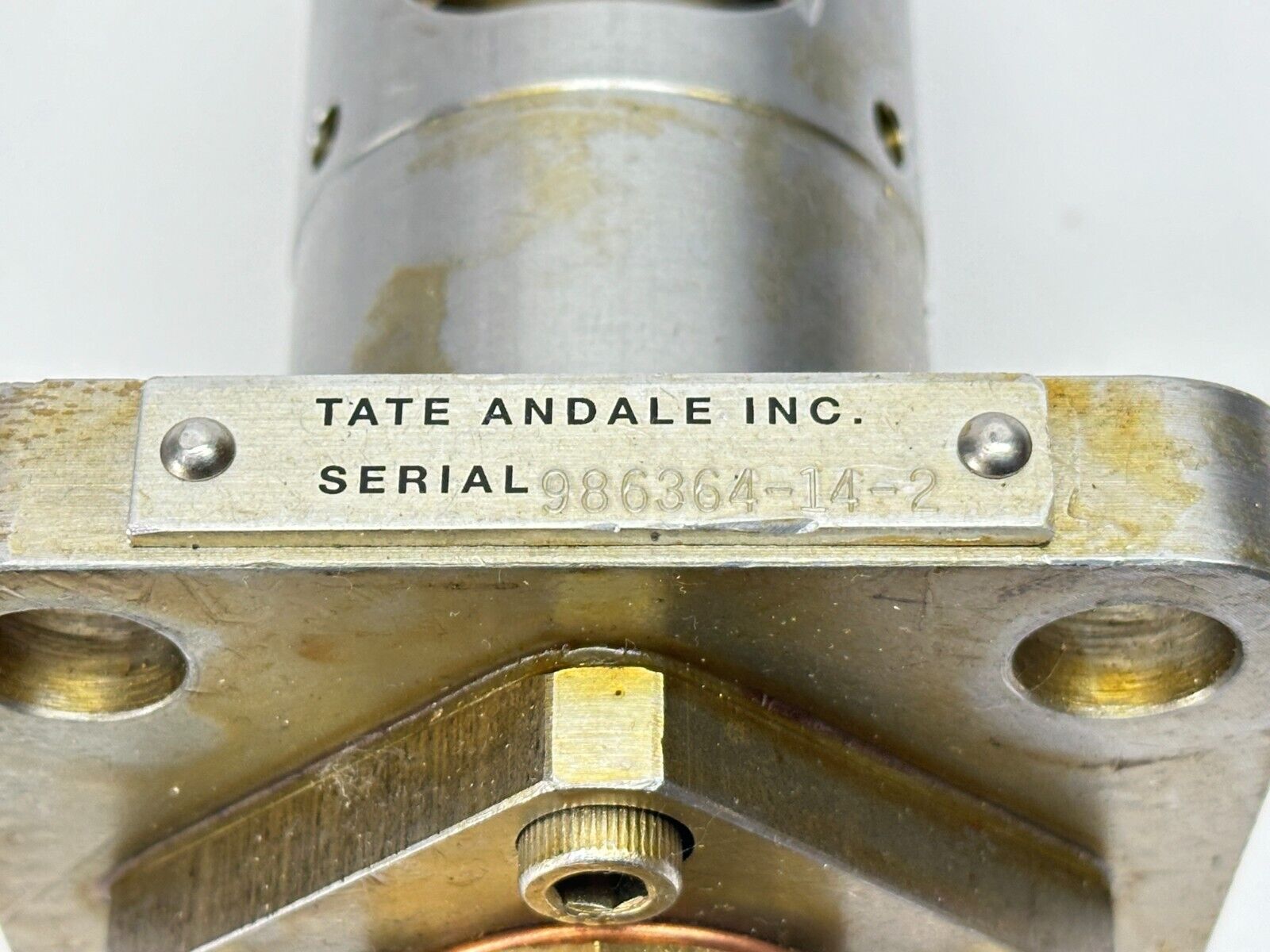 Tate Andale 000451610R FI PC #8 Valve 30# Spring 101A380CC-2 8-30-FI - Maverick Industrial Sales