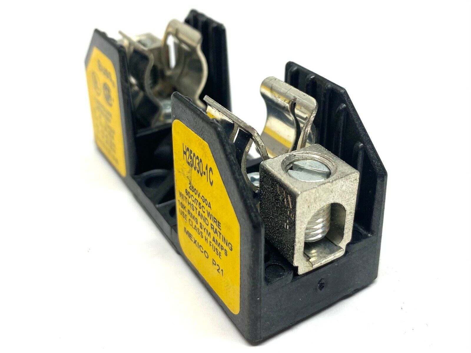 Buss H25030-1C Class H Fuseholder LOT OF 2 - Maverick Industrial Sales