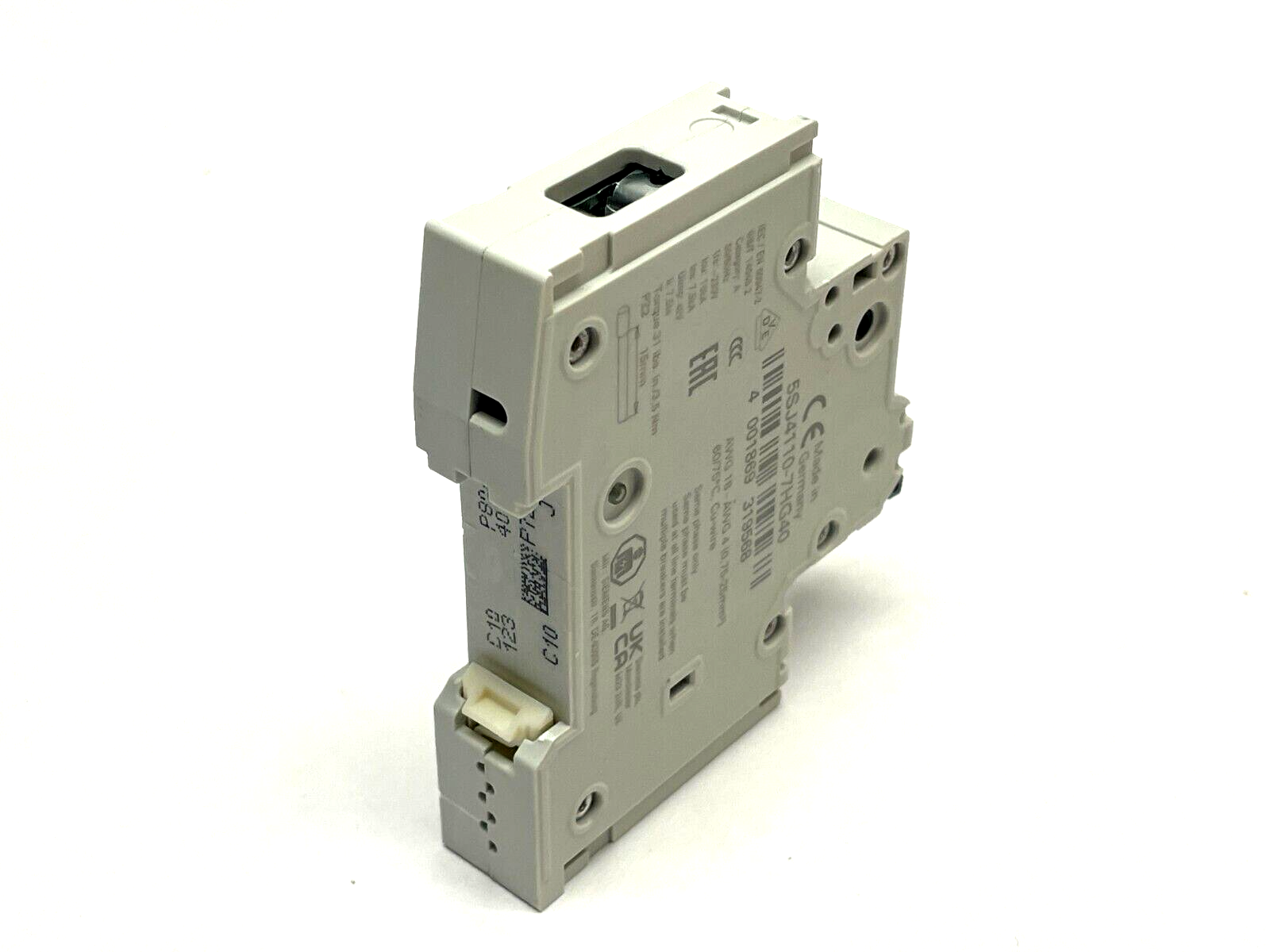 Siemens 5SJ4110-7HG40 Miniature Circuit Breaker 10A 1P - Maverick Industrial Sales