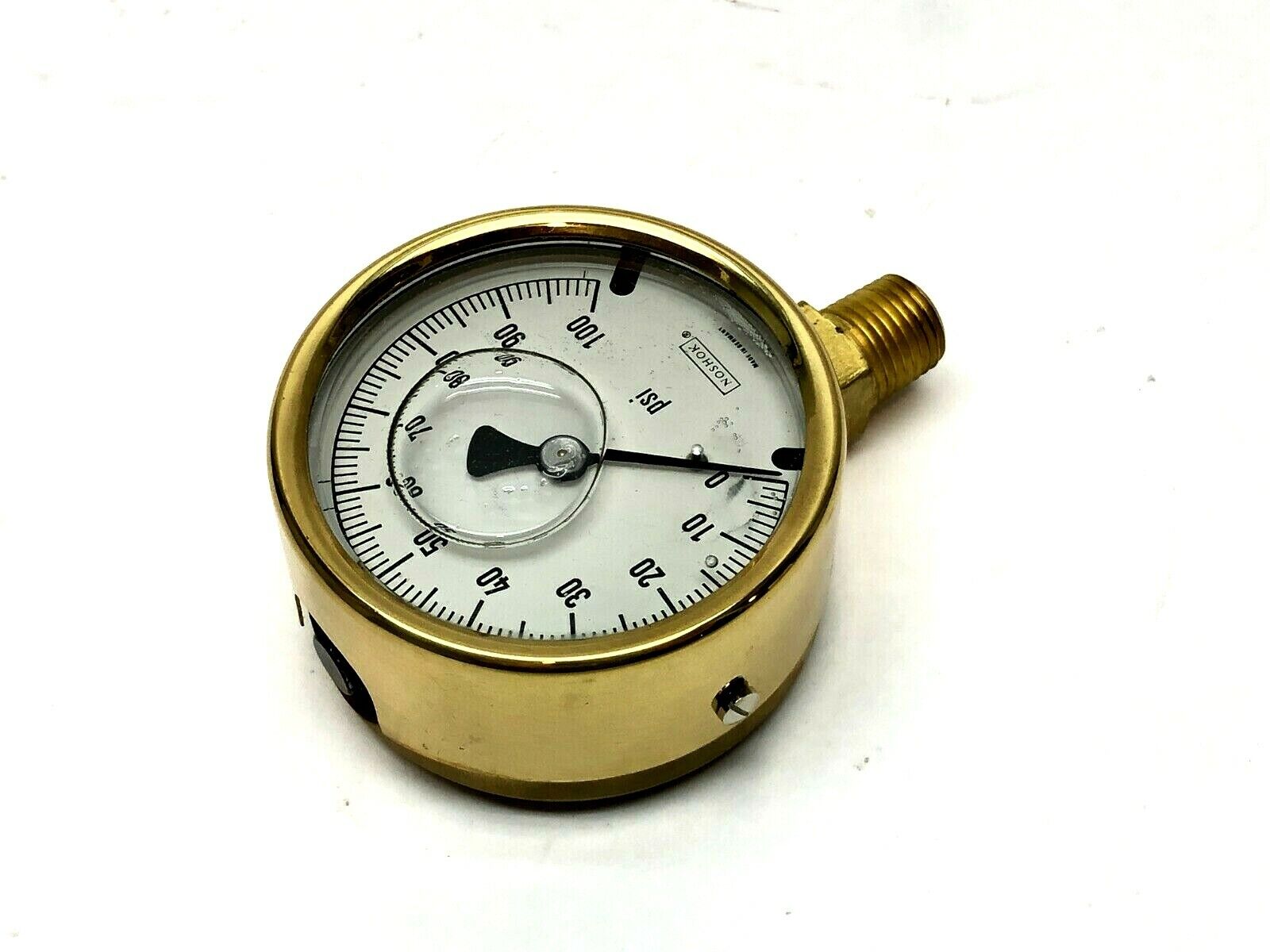 Noshok 25.300.100 PSI Pressure Gauge 1/4" NPT Connector - Maverick Industrial Sales