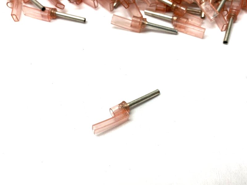 Grafoplast 711/15 14mm Spark Crimp-On Pins for Cable O.D. 1.5mm OPEN BOX OF 200 - Maverick Industrial Sales