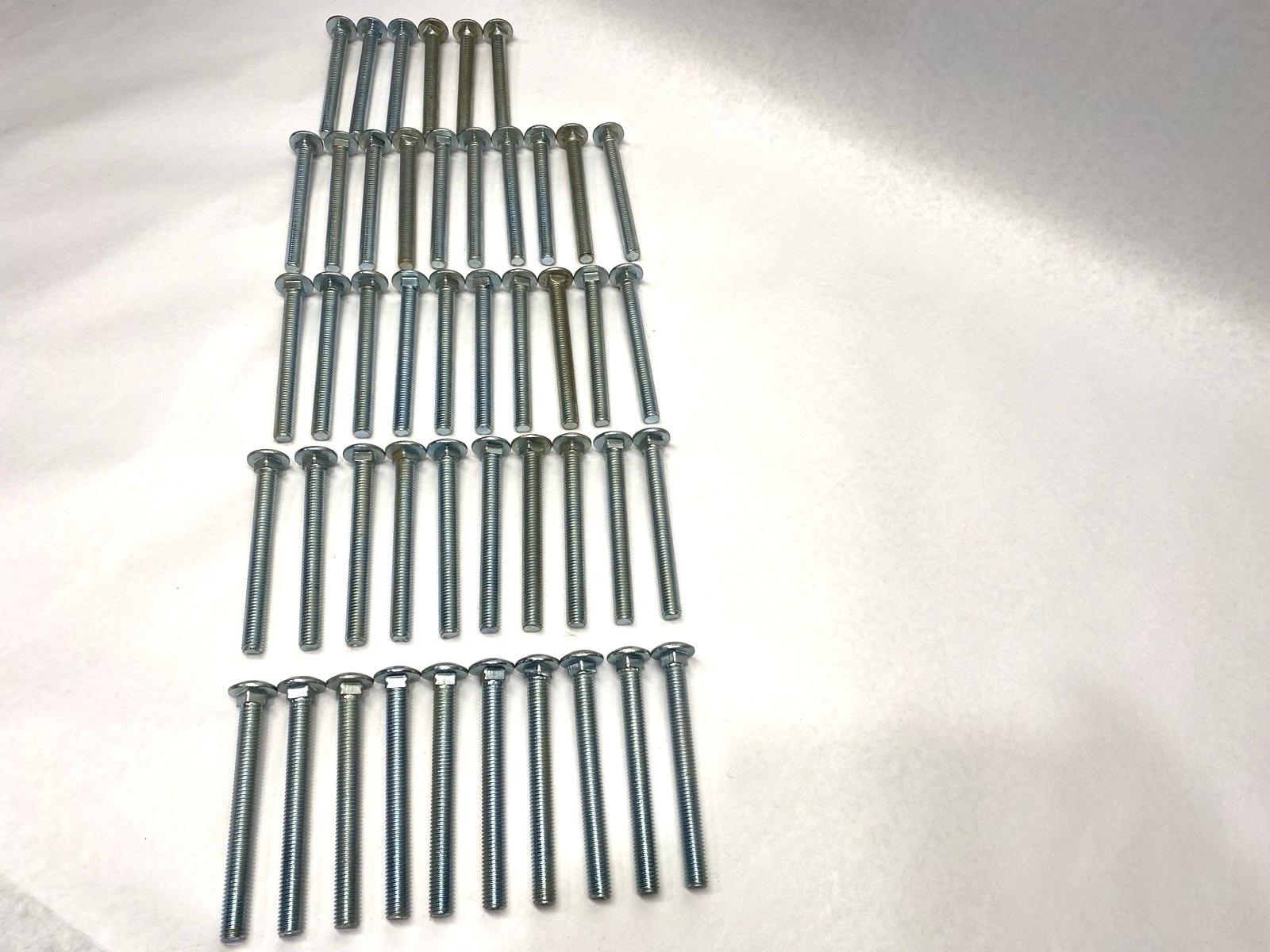 1/2"-13 x 5" Carriage Bolt Grade 2 LOT OF 46 SHELFWARE - New – Open box - Maverick Industrial Sales