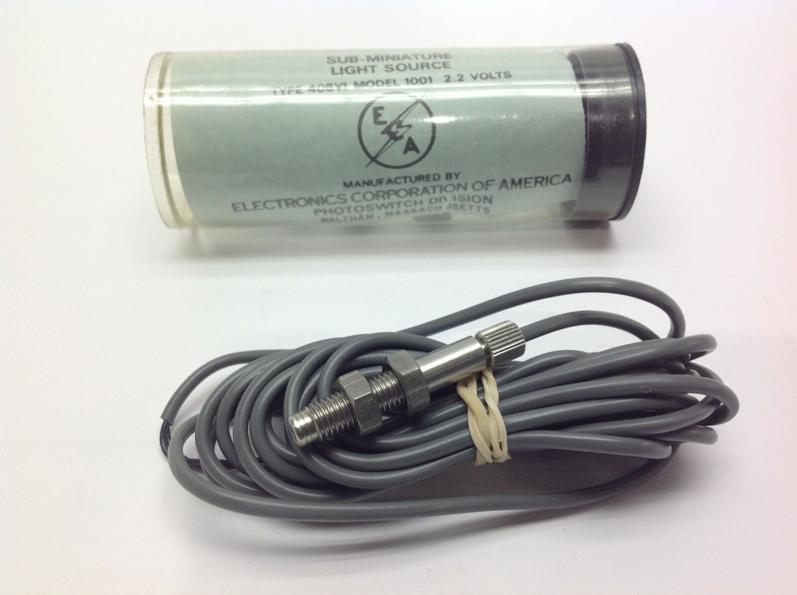 ECA 40BY1 Model 1001 Sub-Miniature Light Source 40BY1-1001 - Maverick Industrial Sales