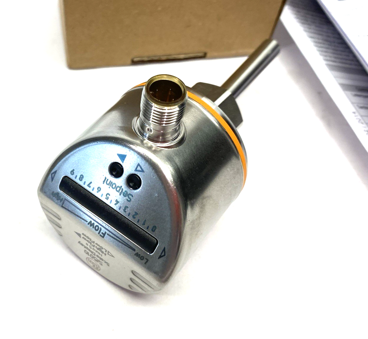 SI5010 | Ifm Flow Monitor for Liquid/Gas, Bar Graph Display, SID10ADBFPKG/US-100 - New – Open box - Maverick Industrial Sales