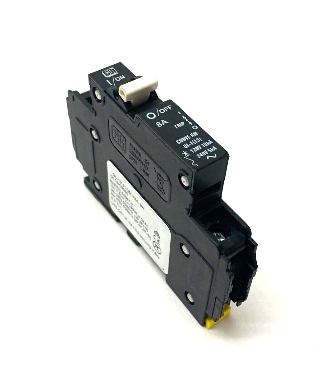 CBI QL18KM080 Single-Pole Circuit Breaker KM Curve QL-1(13)-DM-KM-8A - Maverick Industrial Sales