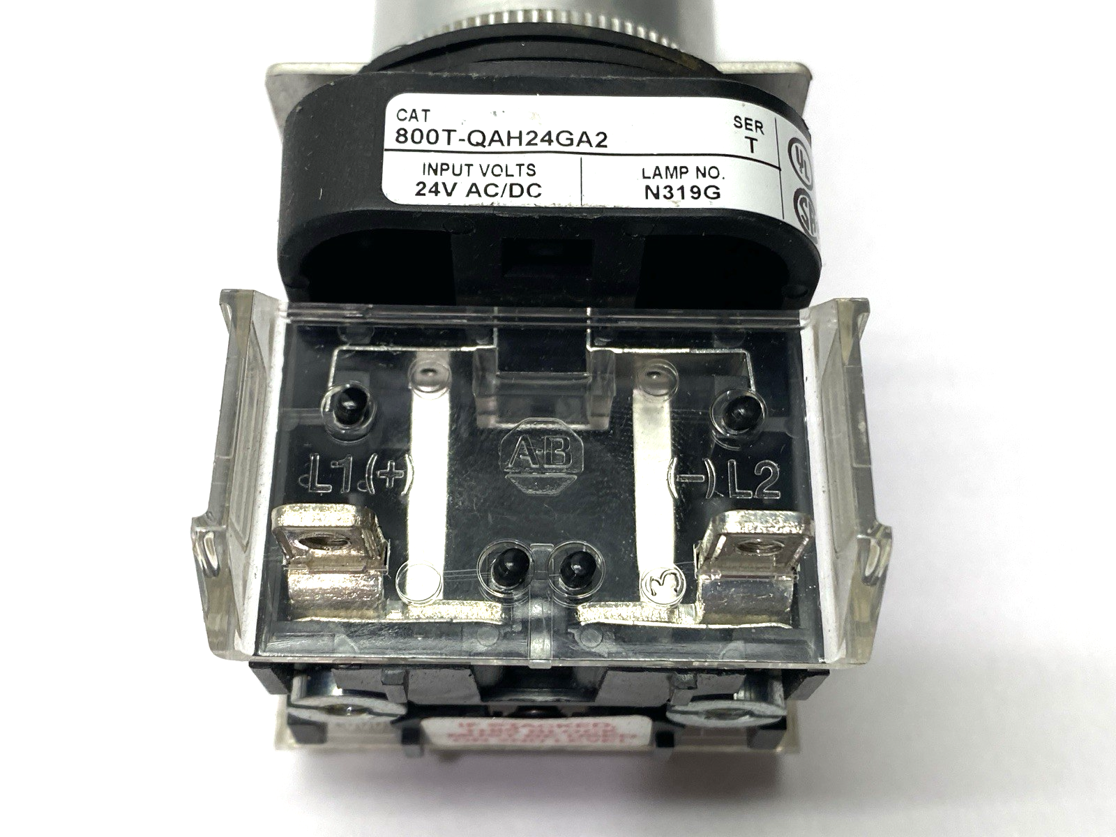 Allen Bradley 800T-QAH24GA2 Green Illuminated Push Button 30.5mm Ser. T - Maverick Industrial Sales