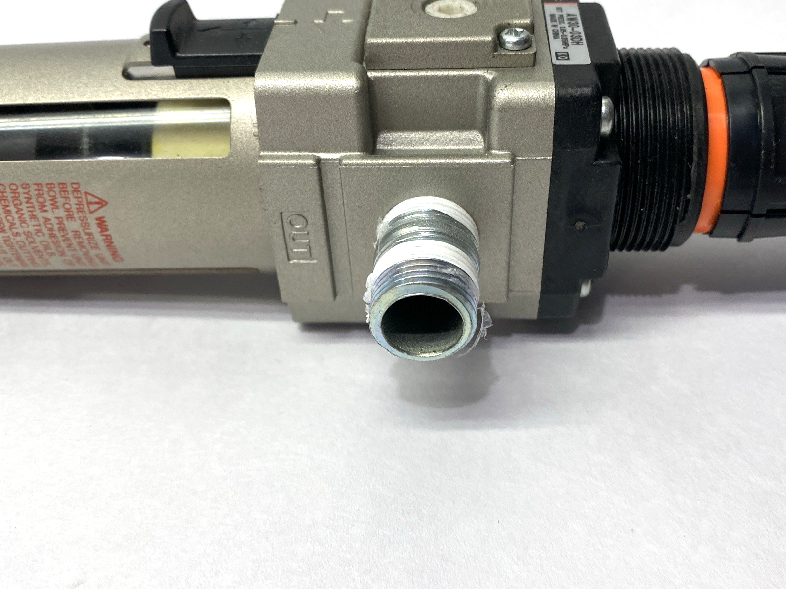 SMC AW30-03DH Pneumatic Pressure Regulator 3/8" Ports - Maverick Industrial Sales