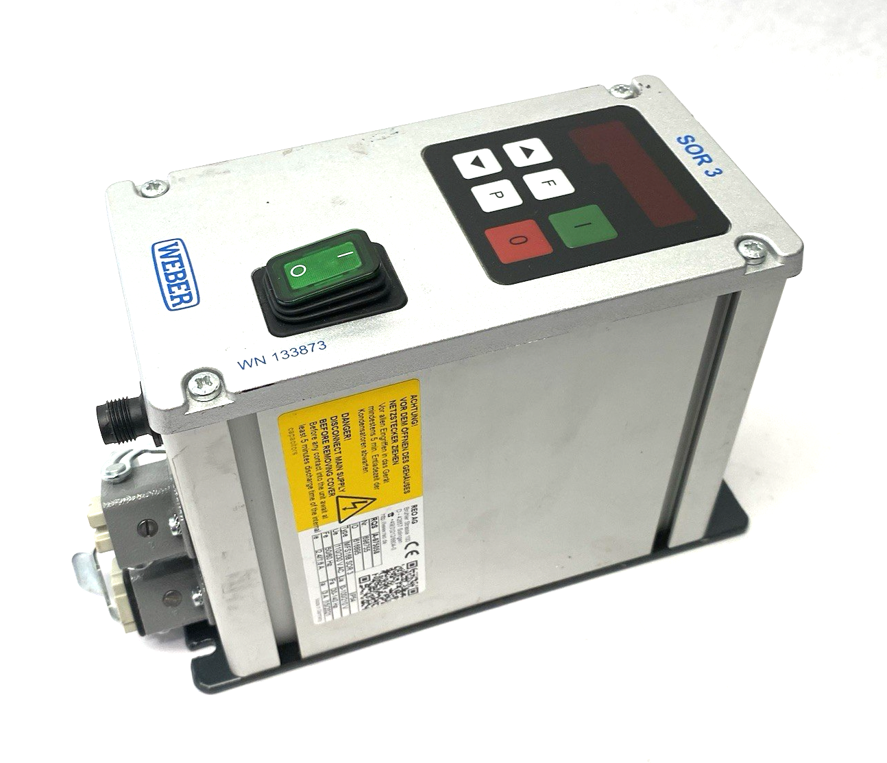 616895 | REO Weber REOVIB MFS168 SOR 3 Frequency Converter IP54 500666000008200 - Used - Maverick Industrial Sales