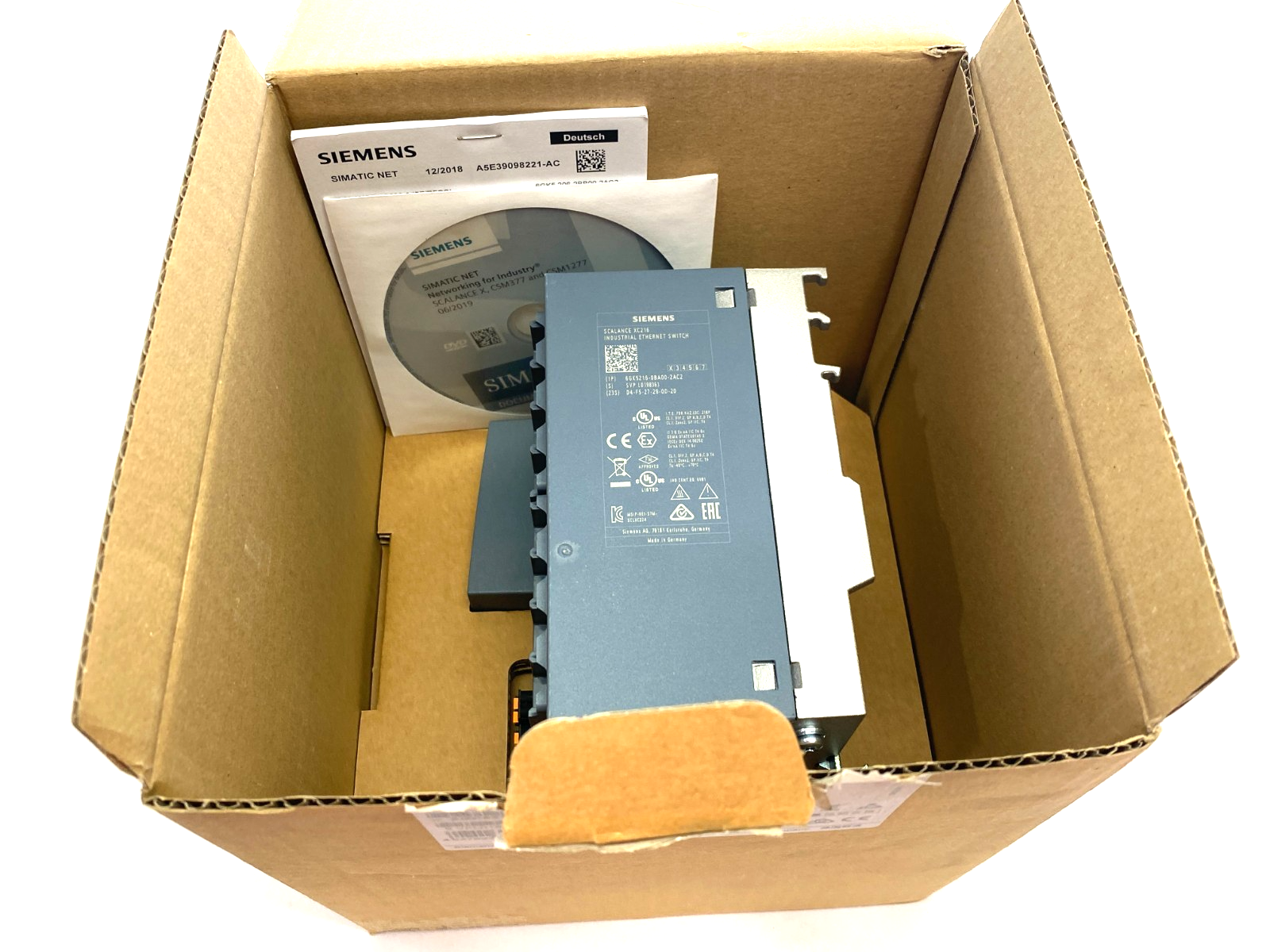 Siemens 6GK5216-0BA00-2AC2 SCALANCE XC216 Manageable Layer 2 IE Ethernet Switch - Maverick Industrial Sales